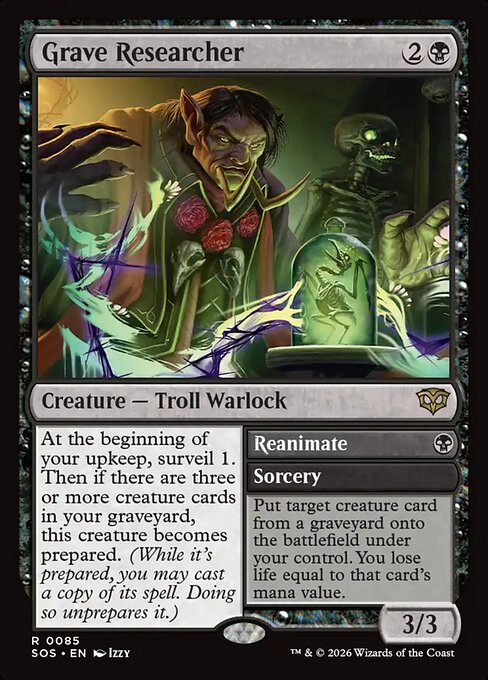 Grave Researcher // Reanimate 85