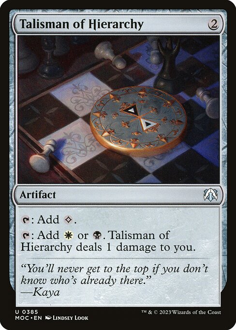 Talisman of Hierarchy 385