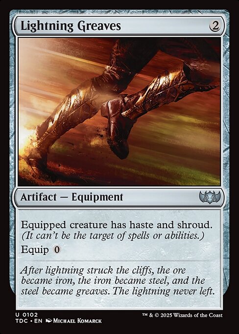 Lightning Greaves 102