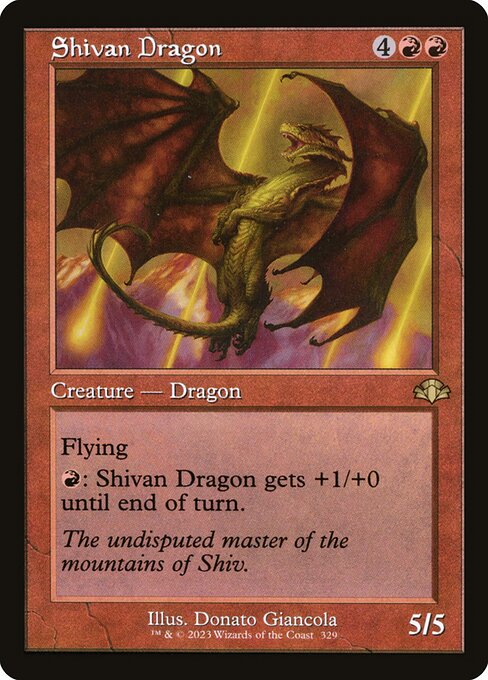 Shivan Dragon 329