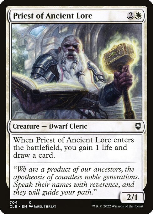 Priest of Ancient Lore 704