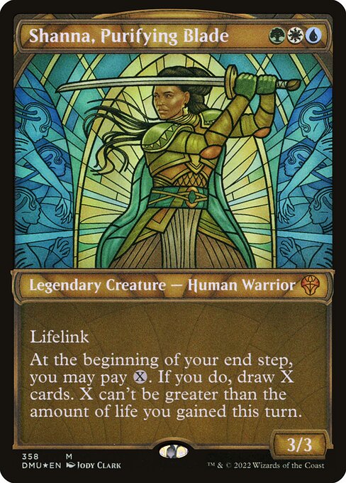 Shanna, Purifying Blade 358