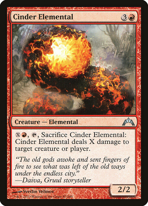 Cinder Elemental 87