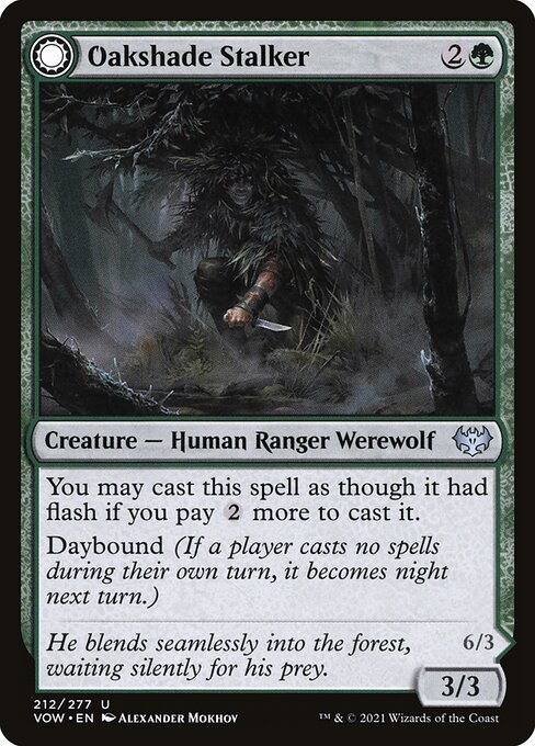 Oakshade Stalker // Moonlit Ambusher 212