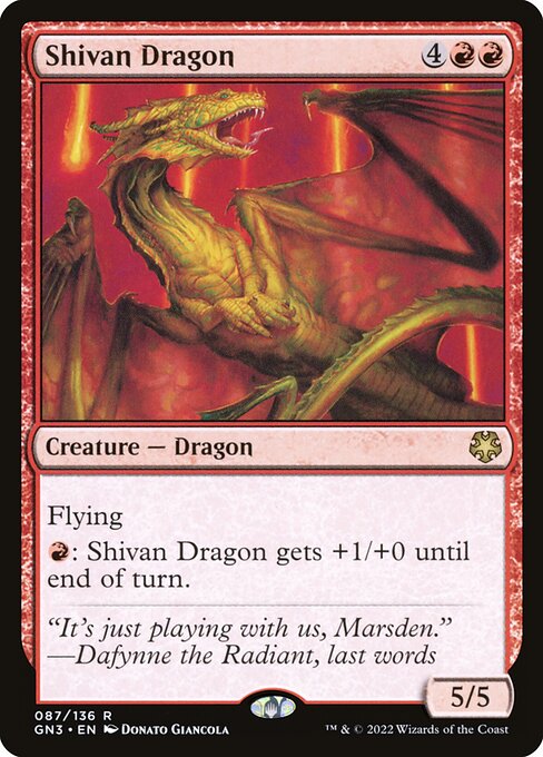 Shivan Dragon 87