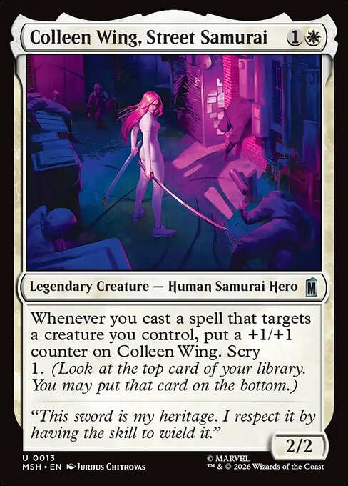 Colleen Wing, Street Samurai 13