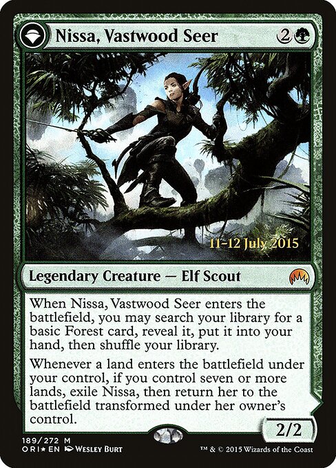 Nissa, Vastwood Seer // Nissa, Sage Animist 189s