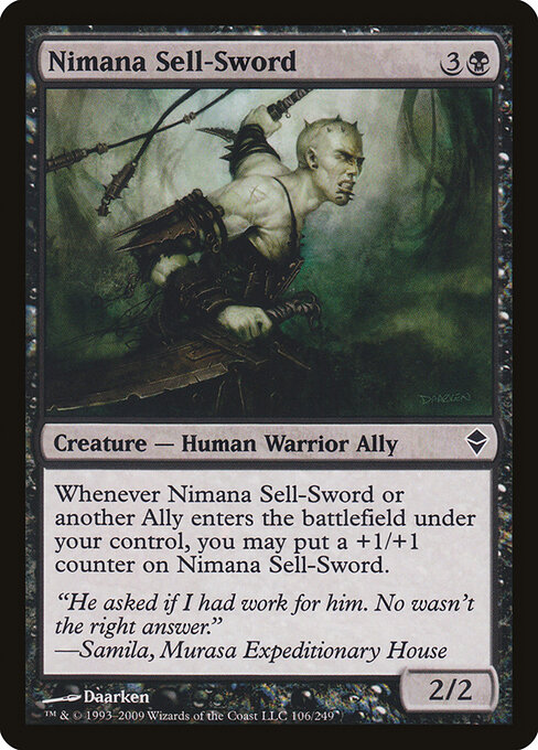 Nimana Sell-Sword 106