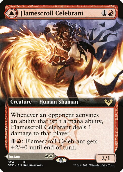 Flamescroll Celebrant // Revel in Silence 324