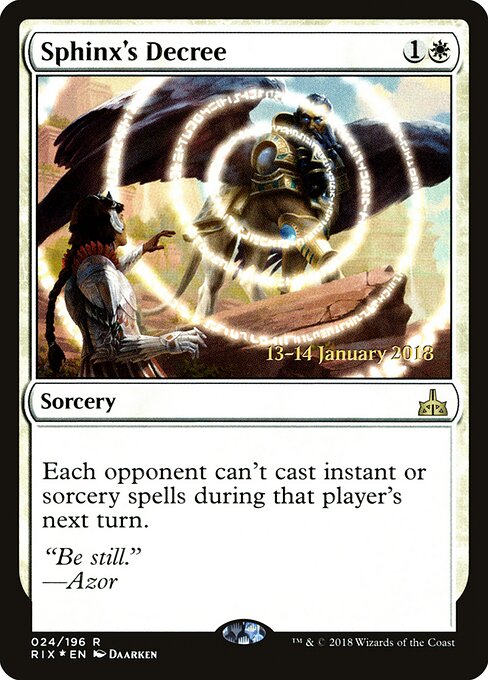 Sphinx's Decree 24s