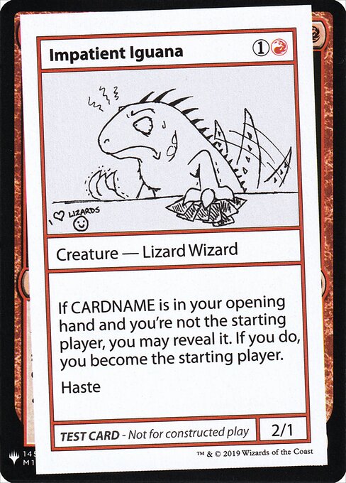Impatient Iguana 55