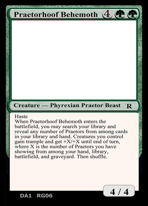 Praetorhoof Behemoth RG06a