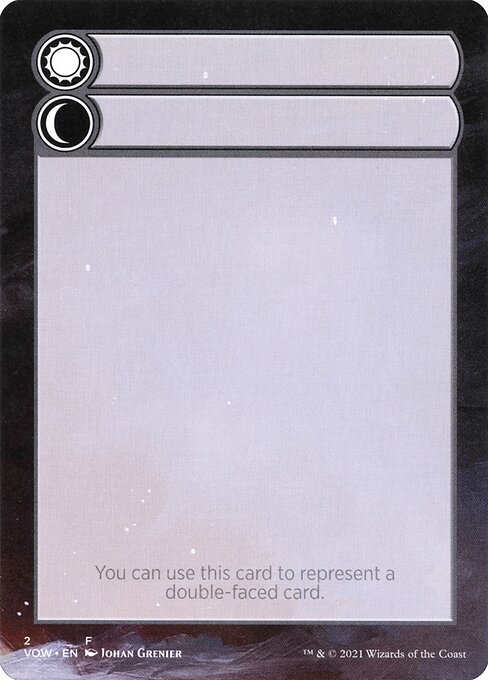 Double-Faced Substitute Card 2