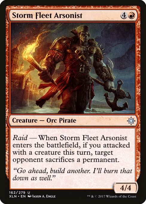 Storm Fleet Arsonist 162