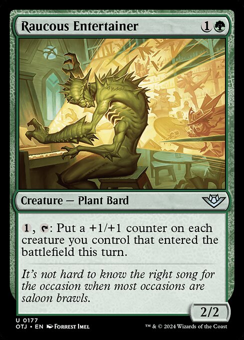 Raucous Entertainer 177