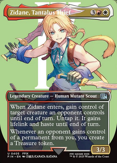 Zidane, Tantalus Thief 405