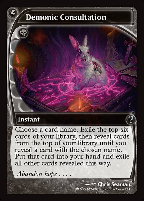 Demonic Consultation 181