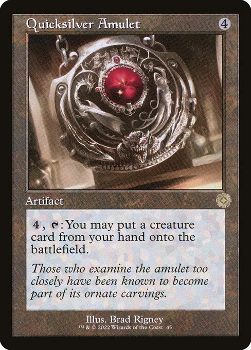 Quicksilver Amulet 45