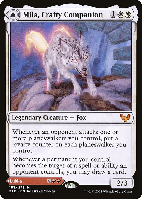 Mila, Crafty Companion // Lukka, Wayward Bonder 153