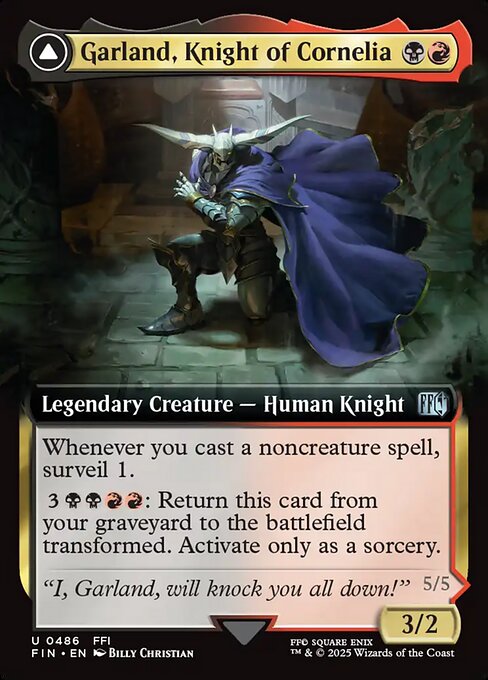 Garland, Knight of Cornelia // Chaos, the Endless 486
