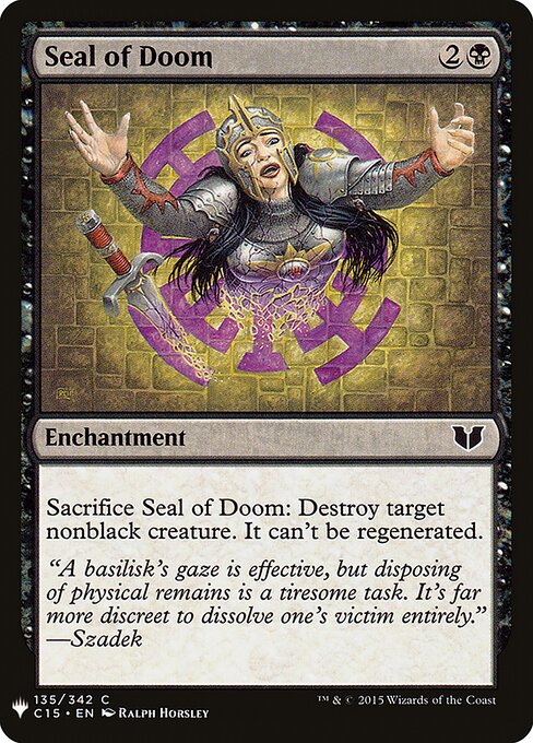 Seal of Doom C15-135