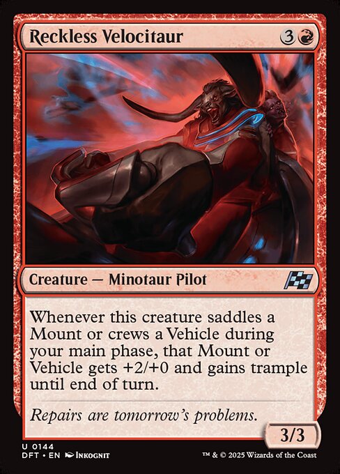 Reckless Velocitaur 144