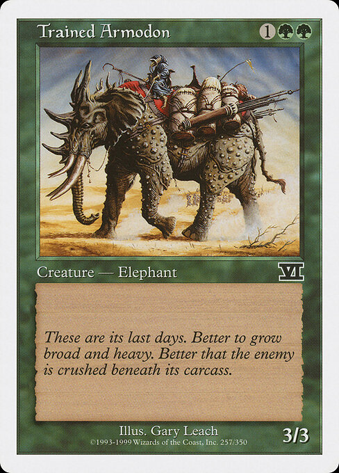 Trained Armodon 257