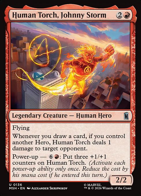 Human Torch, Johnny Storm 136
