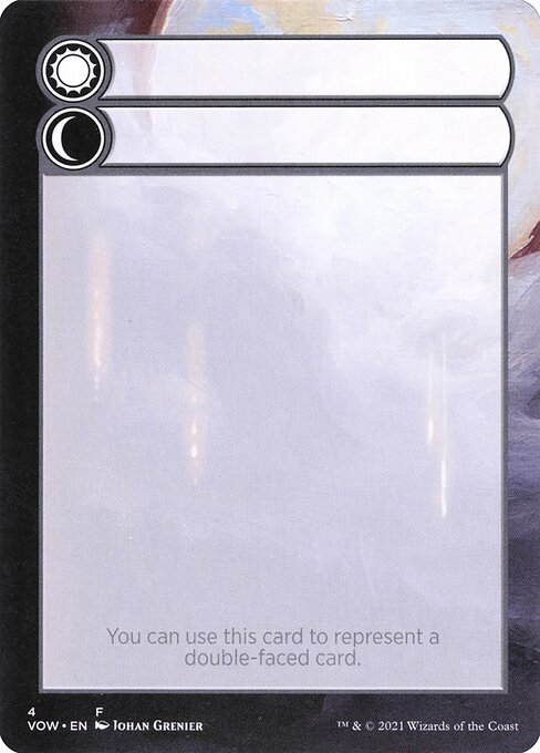 Double-Faced Substitute Card 4