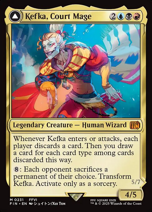 Kefka, Court Mage // Kefka, Ruler of Ruin 231