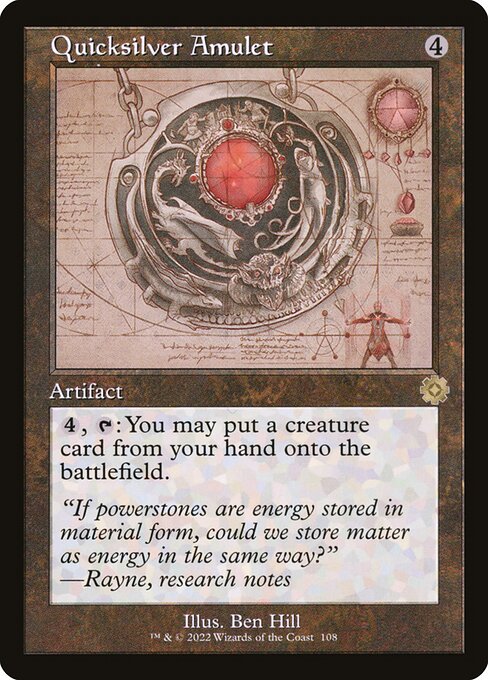 Quicksilver Amulet 108