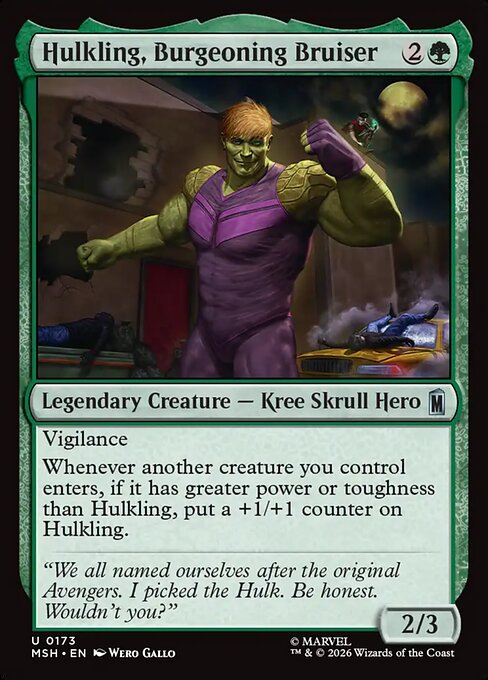 Hulkling, Burgeoning Bruiser 173