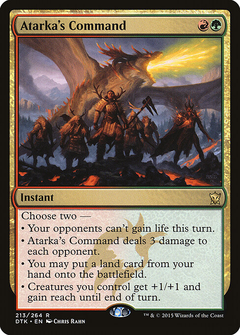 Atarka's Command 213