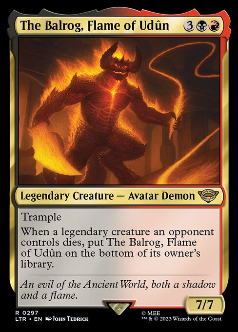 The Balrog, Flame of Udûn 297