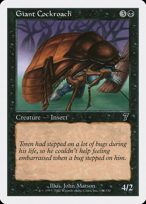 Giant Cockroach 138