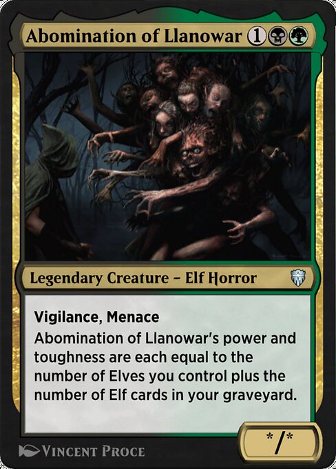 Abomination of Llanowar 20