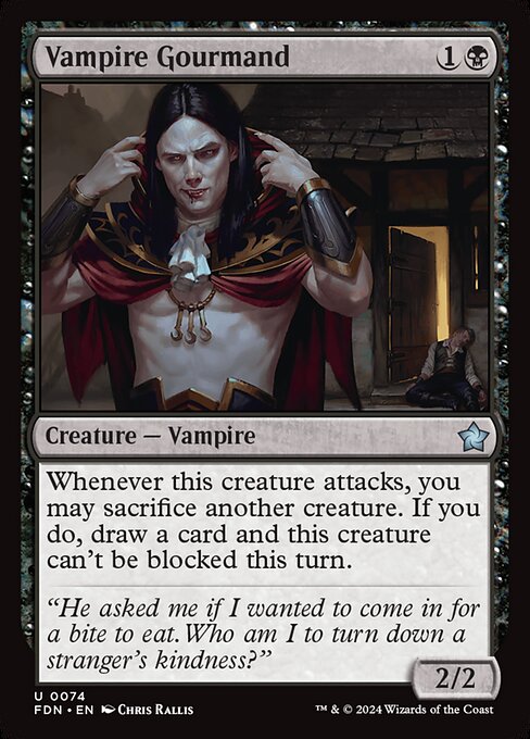 Vampire Gourmand 74