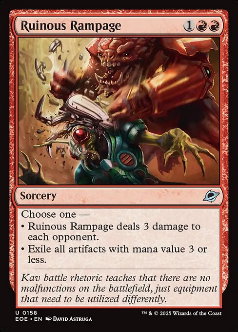 Ruinous Rampage 158