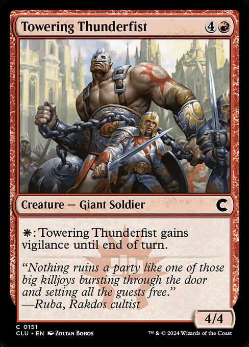 Towering Thunderfist 151