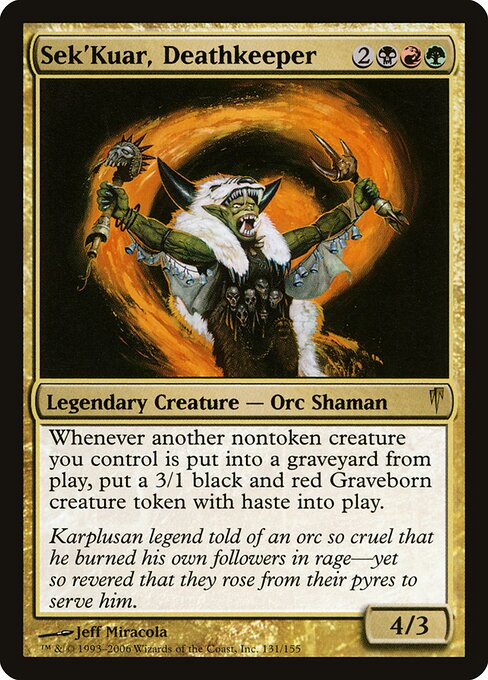 Sek'Kuar, Deathkeeper 131
