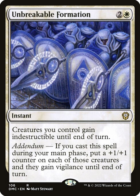 Unbreakable Formation 106
