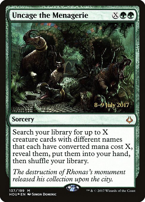 Uncage the Menagerie 137s