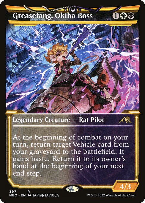 Greasefang, Okiba Boss 397