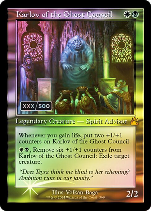 Karlov of the Ghost Council 369z