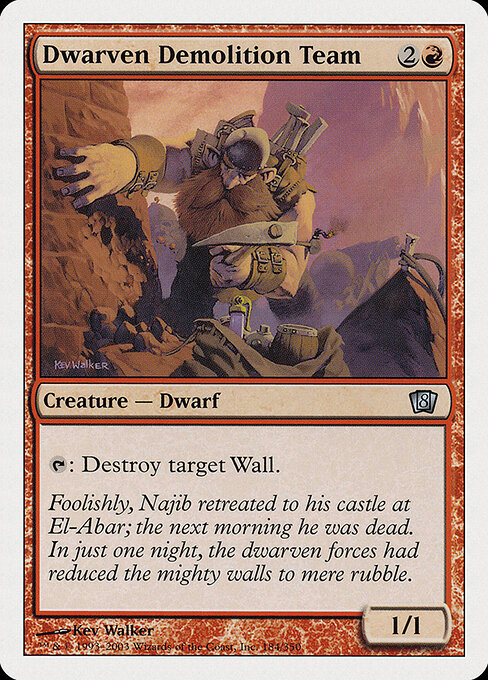 Dwarven Demolition Team 184