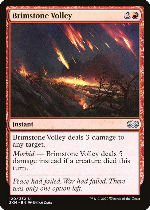 Brimstone Volley 120