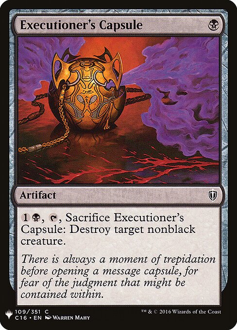 Executioner's Capsule C16-109