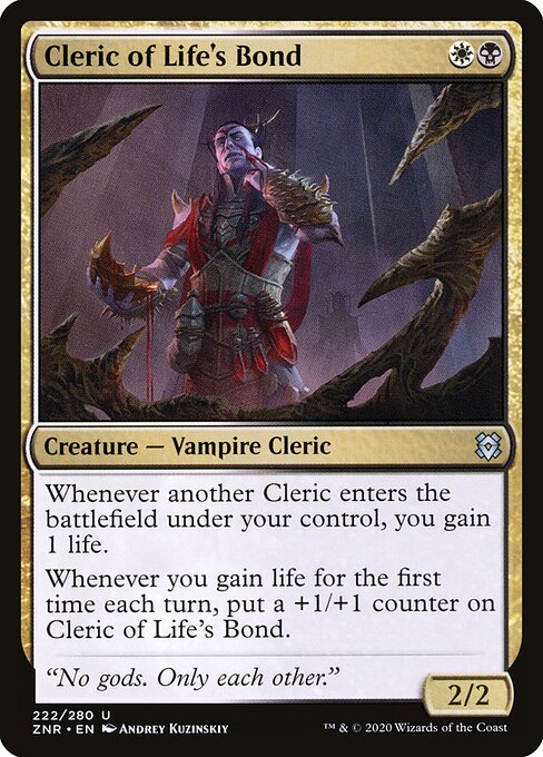 Cleric of Life's Bond 222