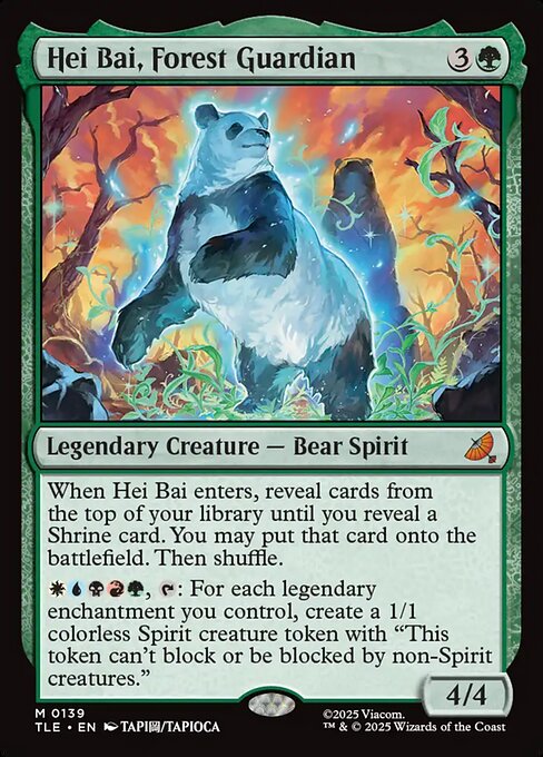 Hei Bai, Forest Guardian 139