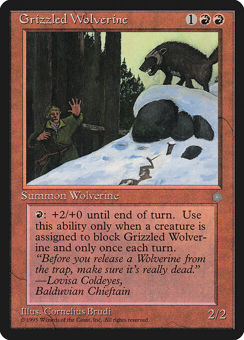 Grizzled Wolverine 192